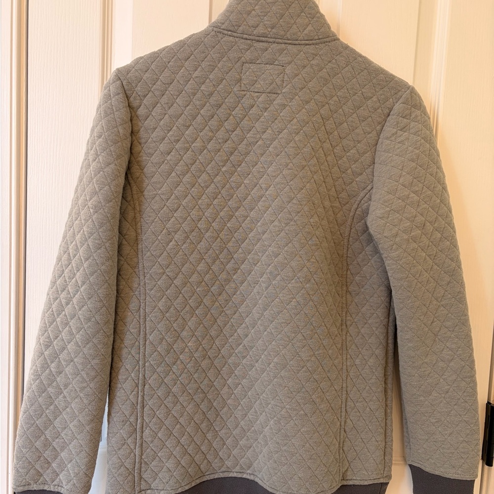 Simply Southern Quilted Gray Pullover Jacket - Picture 3 of 3